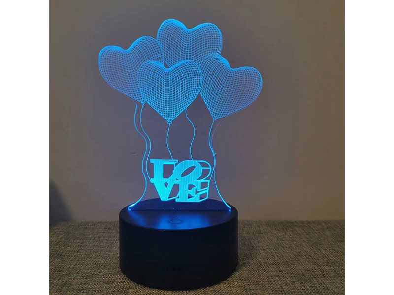 3D table lamp