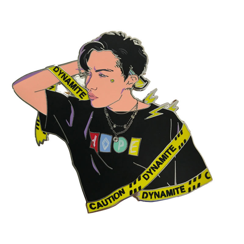 hard enamel pin+print