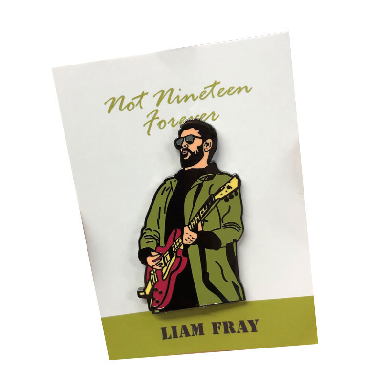 hard enamel pin+paper card